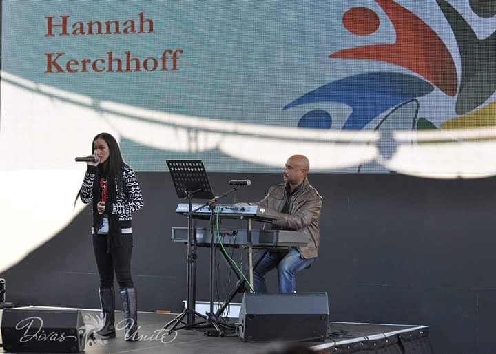 Hannah Kerchhoff performing in her early years