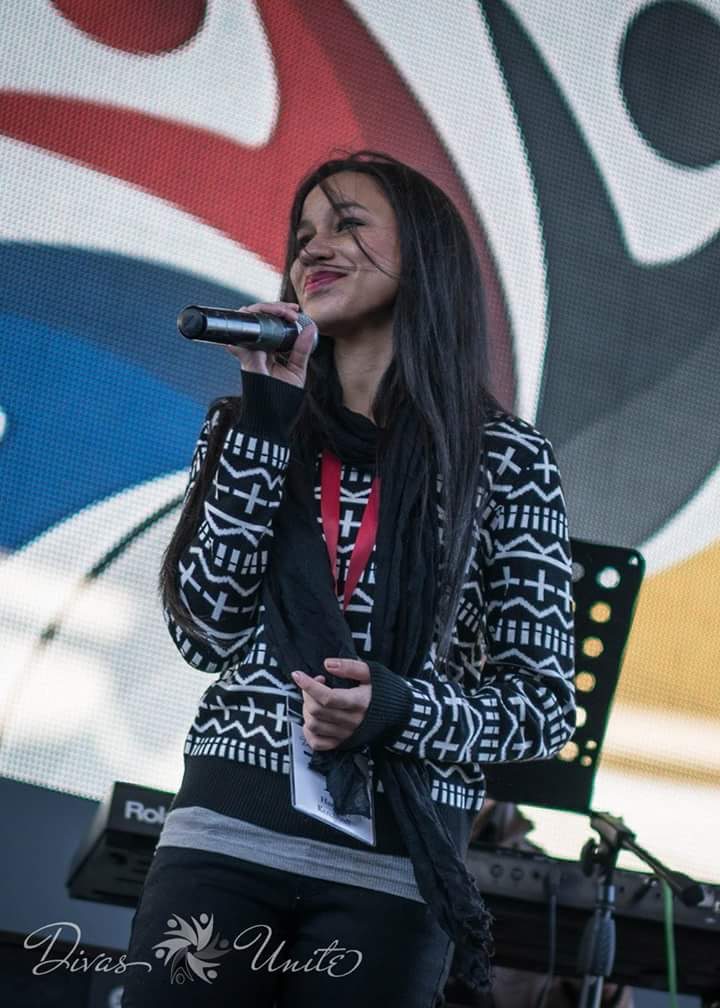Hannah Kerchhoff performing in her early years
