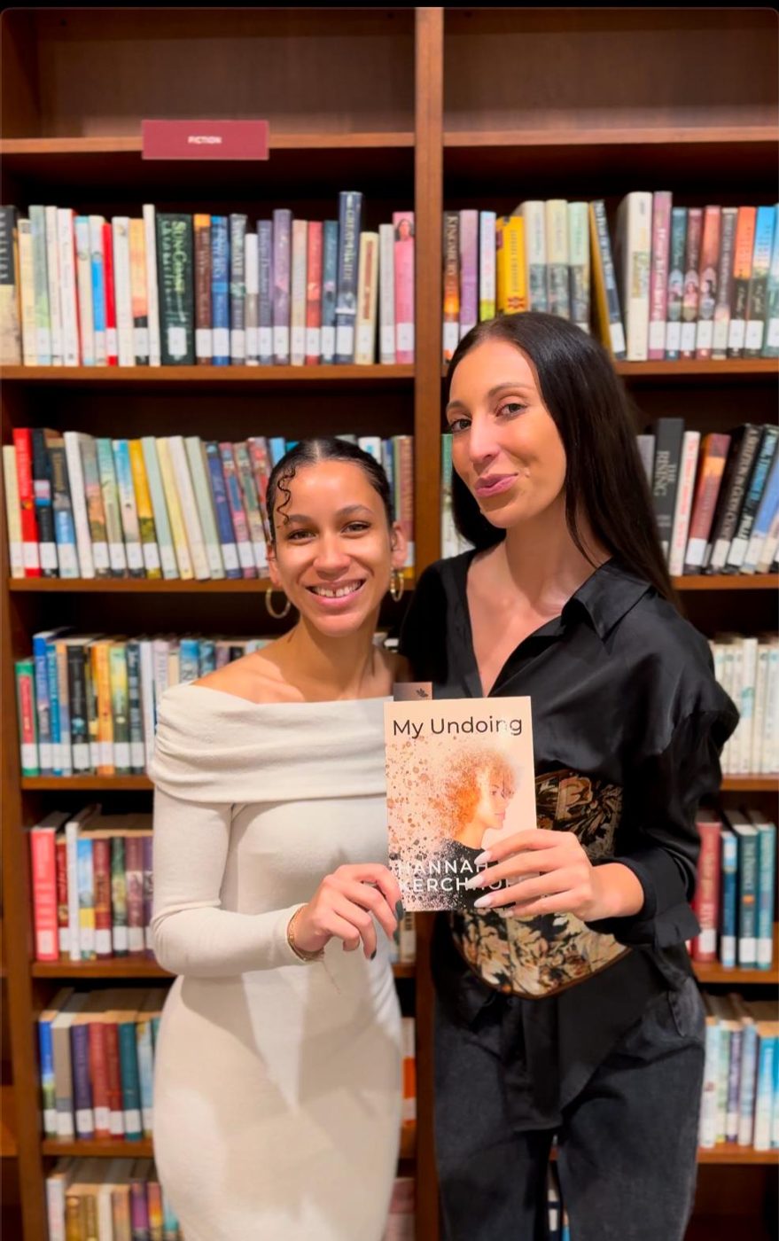 Hannah Kerchhoff at the My Undoing book launch