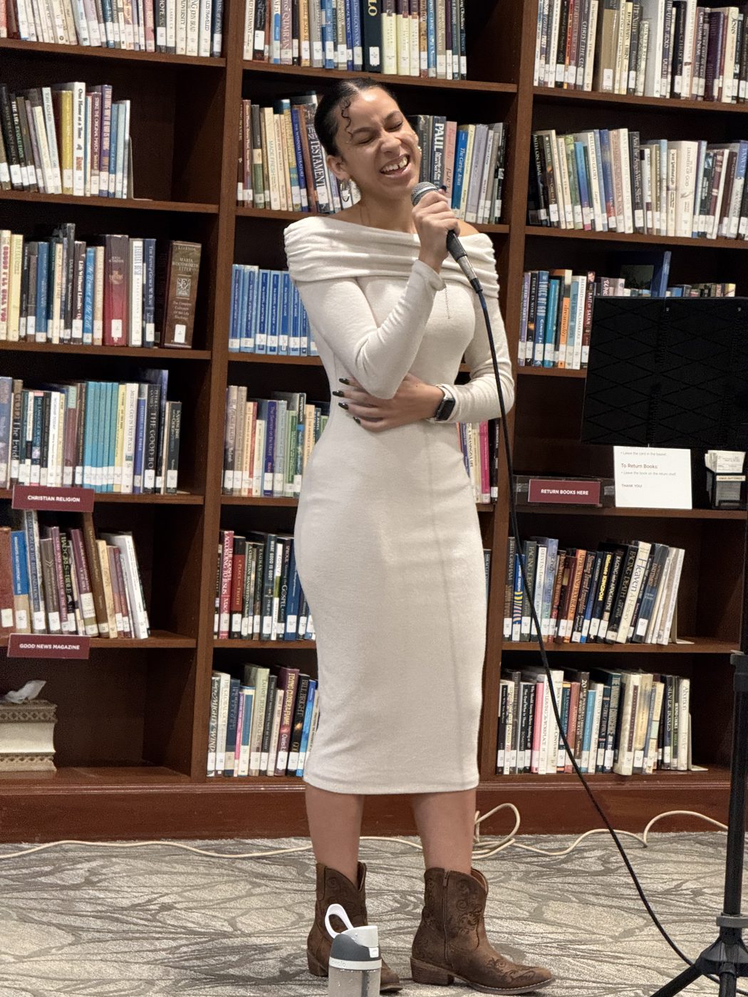 Hannah Kerchhoff at the My Undoing book launch
