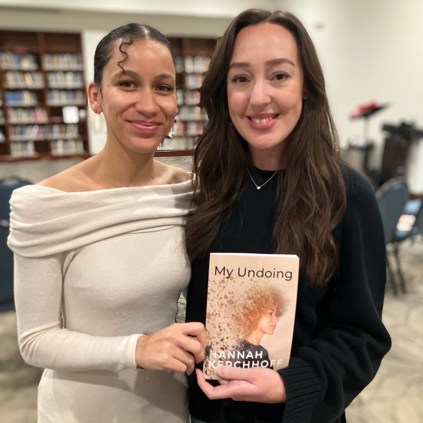 Hannah Kerchhoff at the My Undoing book launch