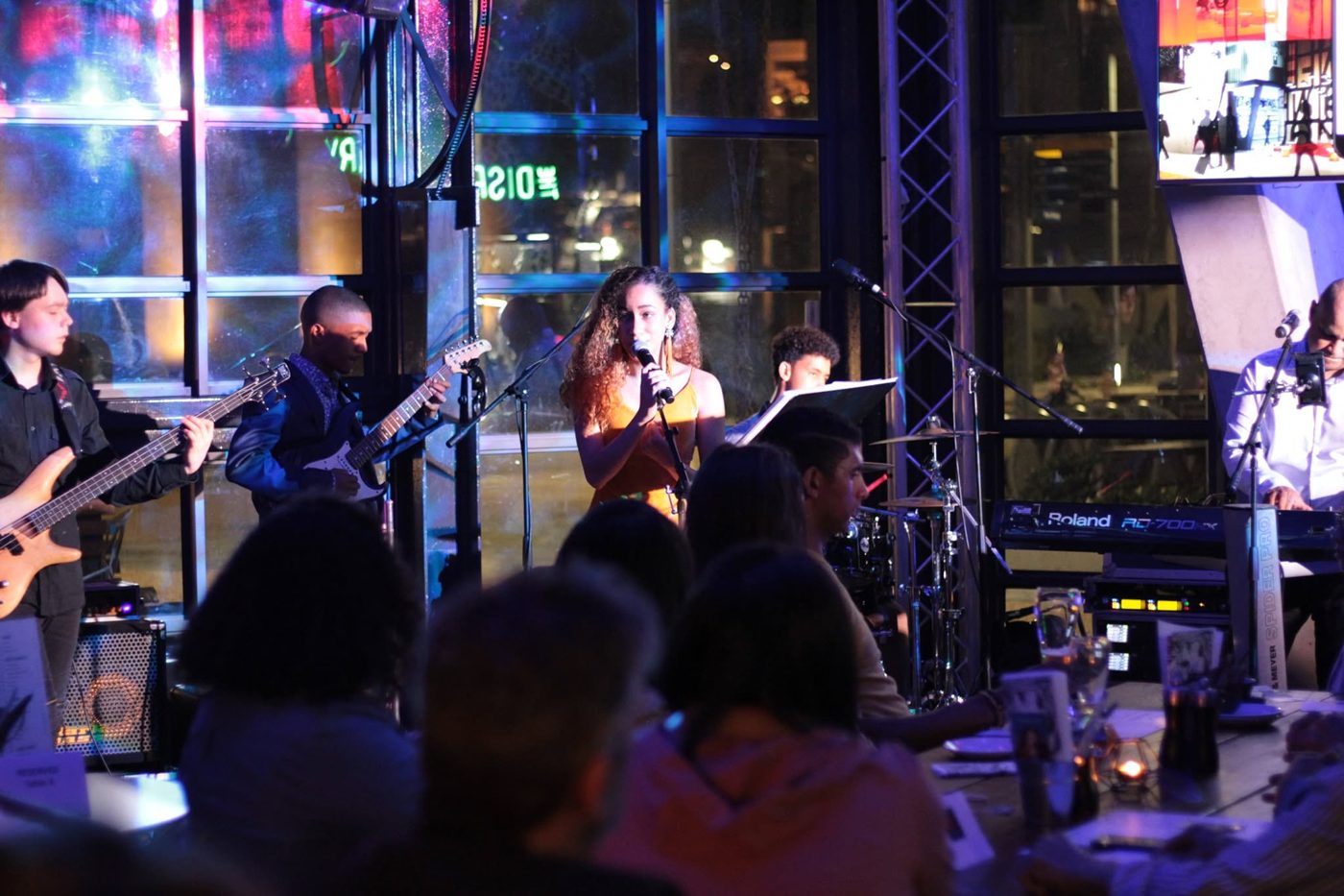 Hannah Kerchhoff performing live at Radisson Red