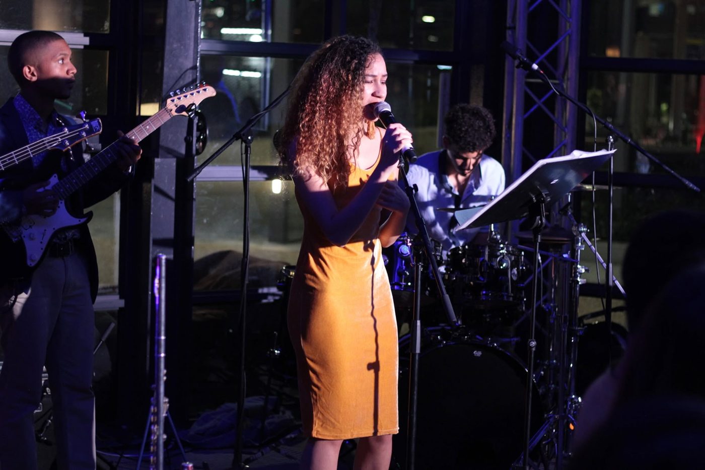 Hannah Kerchhoff performing live at Radisson Red