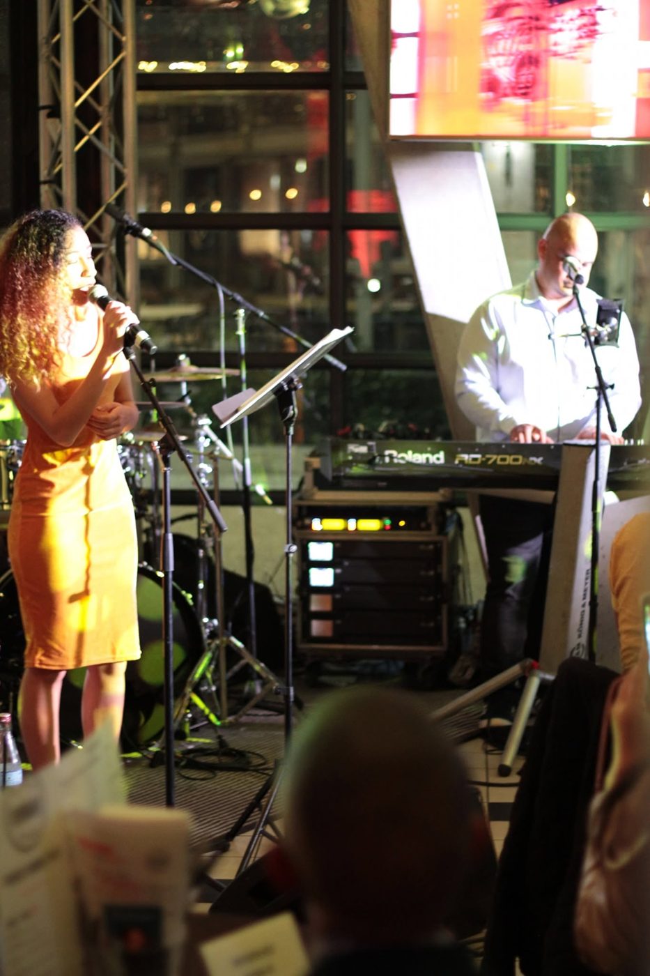 Hannah Kerchhoff performing live at Radisson Red